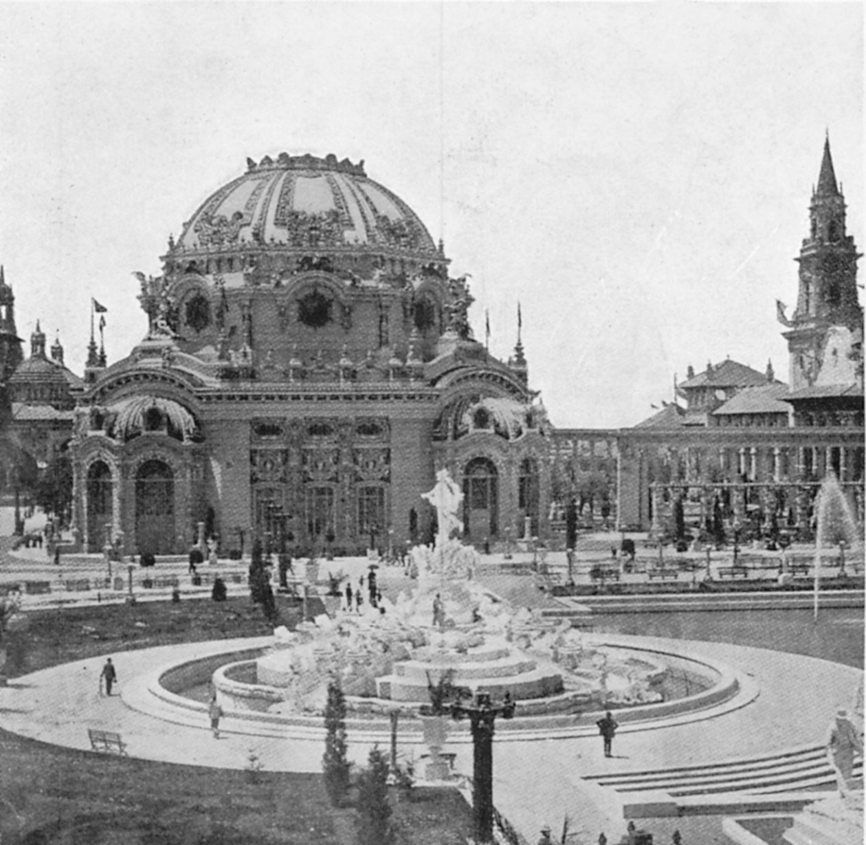 Temple of Music på den panamerikanske udstilling i Buffalo, 1901 af Unbekannt