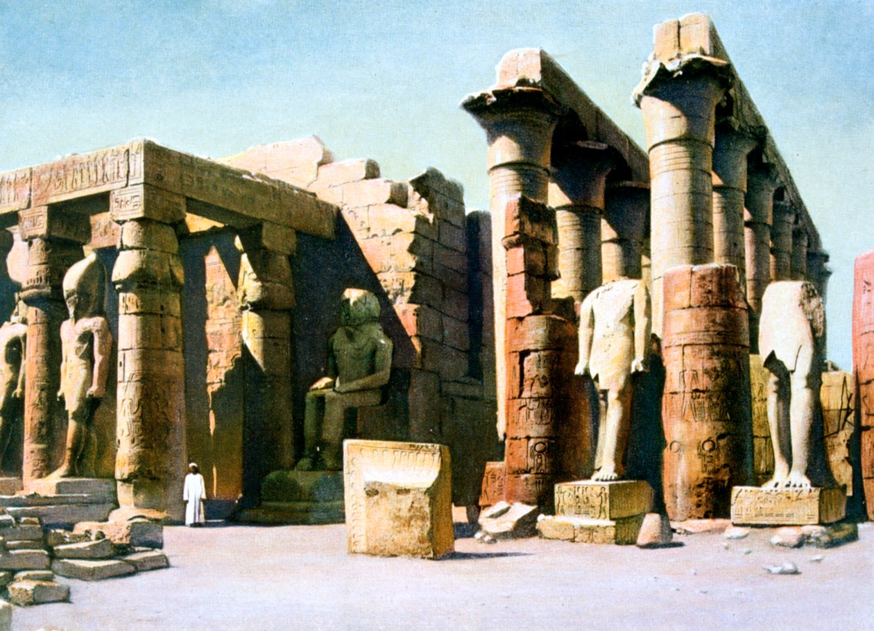 Ramses II-templet, Luxor, Egypten, 20. århundrede af Unbekannt