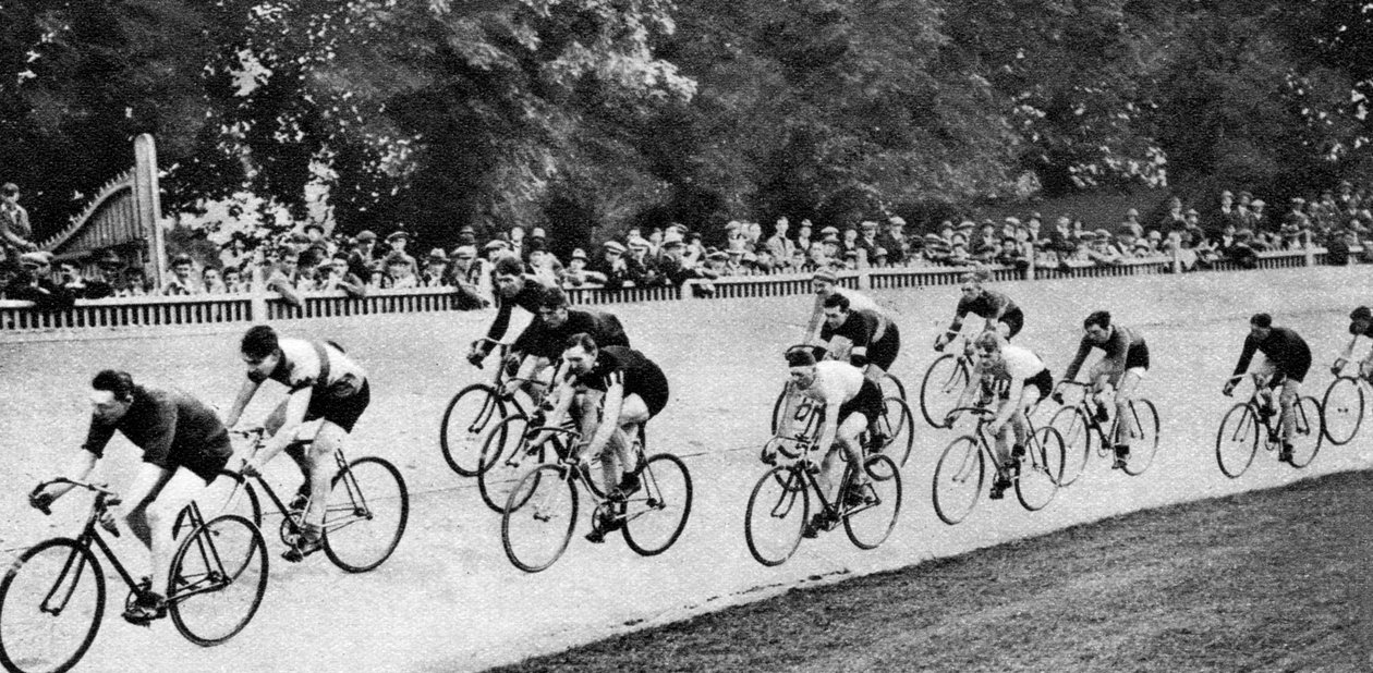 Ti miles amatør cykling mesterskab, Herne Hill cykelbane, London, 1926-1927 af Unbekannt