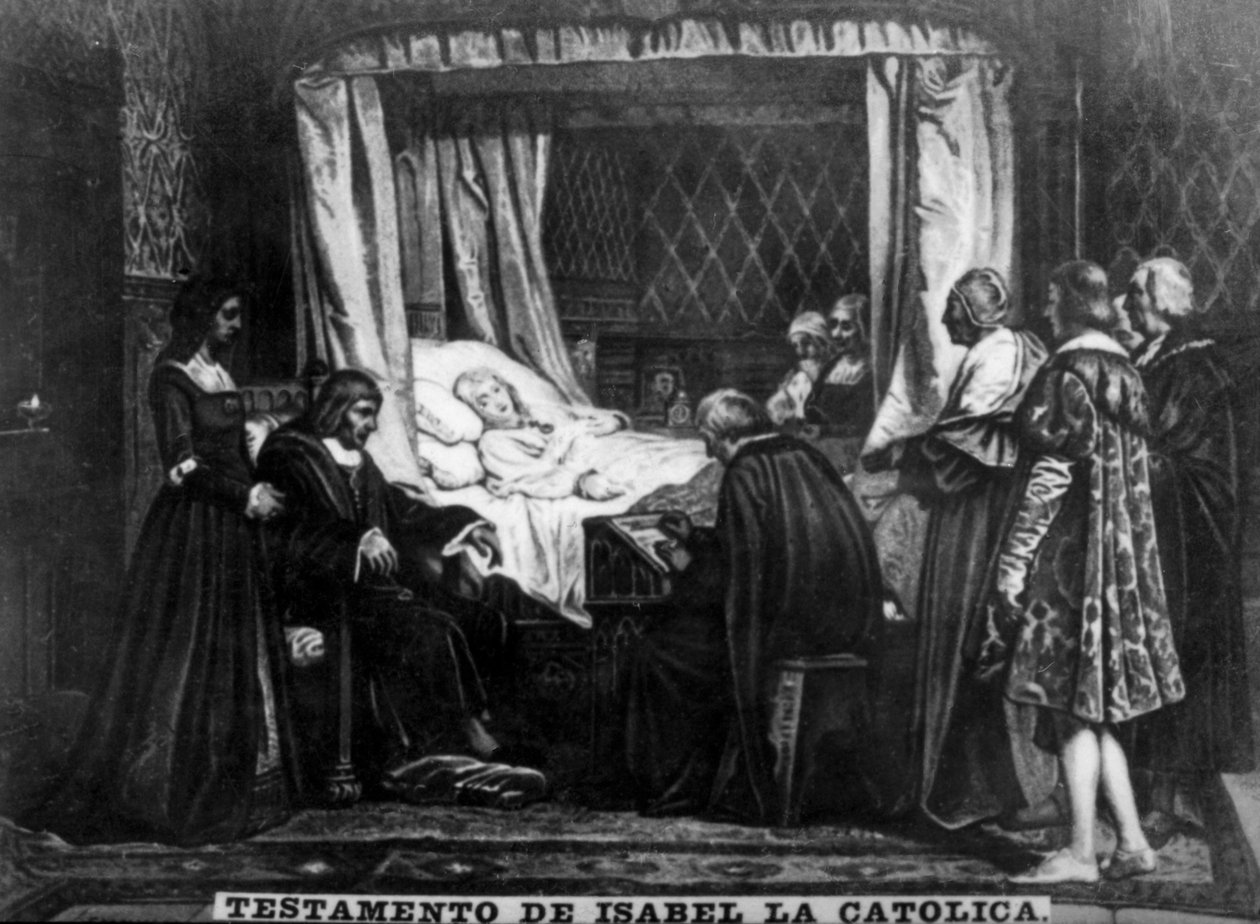 Testamente af Isabel den katolske, 1500-tallet, 1920