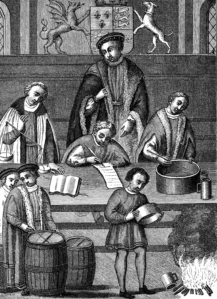 Test af vægte og mål under Henry VII, England, 1497-1509 af Unbekannt