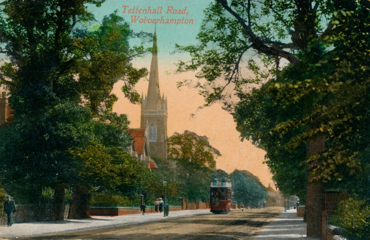 Tettenhall Road, Wolverhampton, c1905 af Unbekannt