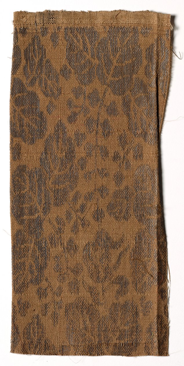 Tekstilfragment, 1800 -tallet. af Unbekannt