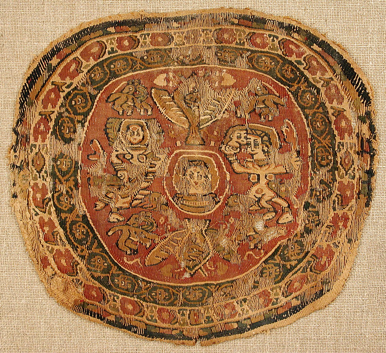Tekstilfragment, byzantinsk, 8.-9. århundrede. af Unbekannt