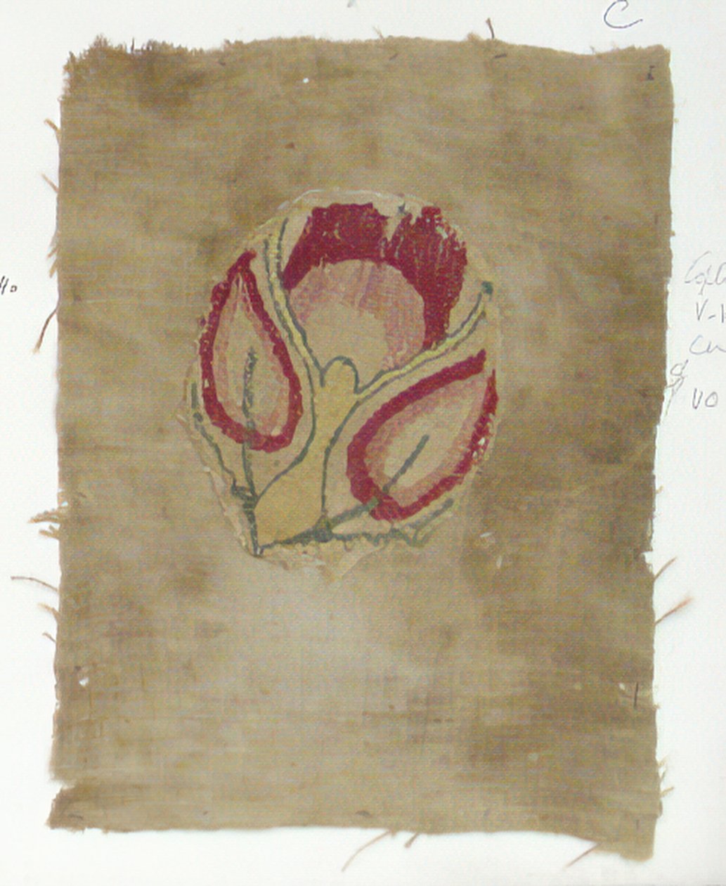Tekstilfragment, koptisk, 5.-6. århundrede. af Unbekannt