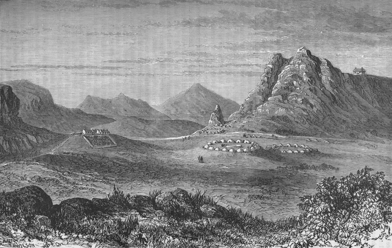 Thaba Bosigo, Basutos højborg, c1880 af Unbekannt