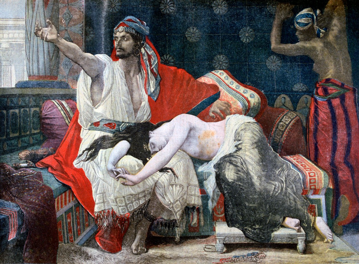 Thamar og Absalon, 1893 af Unbekannt