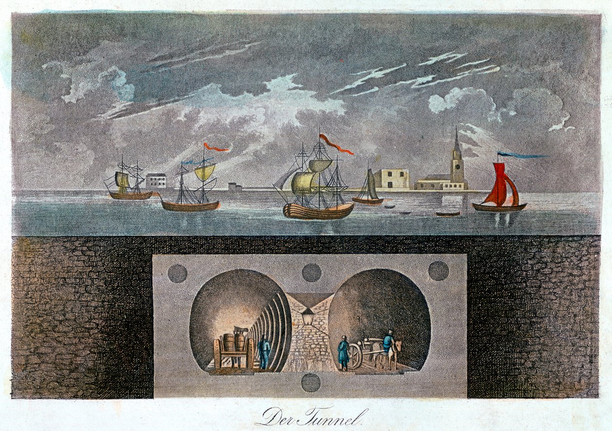 Thames Tunnel, c1830 af Unbekannt