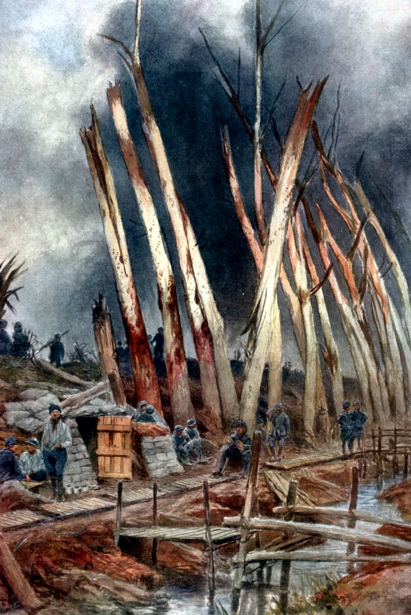 Offensiven ved Yser, 1917 af Unbekannt