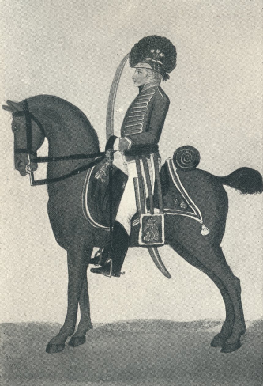 Den 10. eller prinsen af Waless eget regiment af lette dragoner, 1800 1909 af Unbekannt