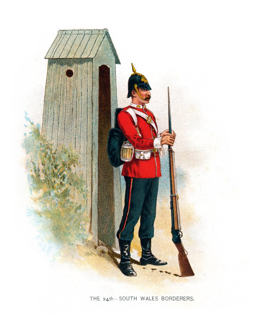 The 24th South Wales Borderers, c1890 af Unbekannt