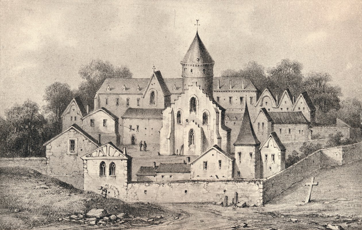 Klosteret St Antoine des Champs, 1915. af Unbekannt
