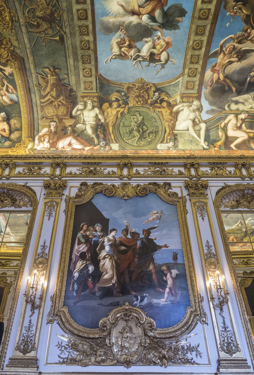 Bortførelsen af Helene af Paris, kopi af Louvre-værkstederne af Unbekannt