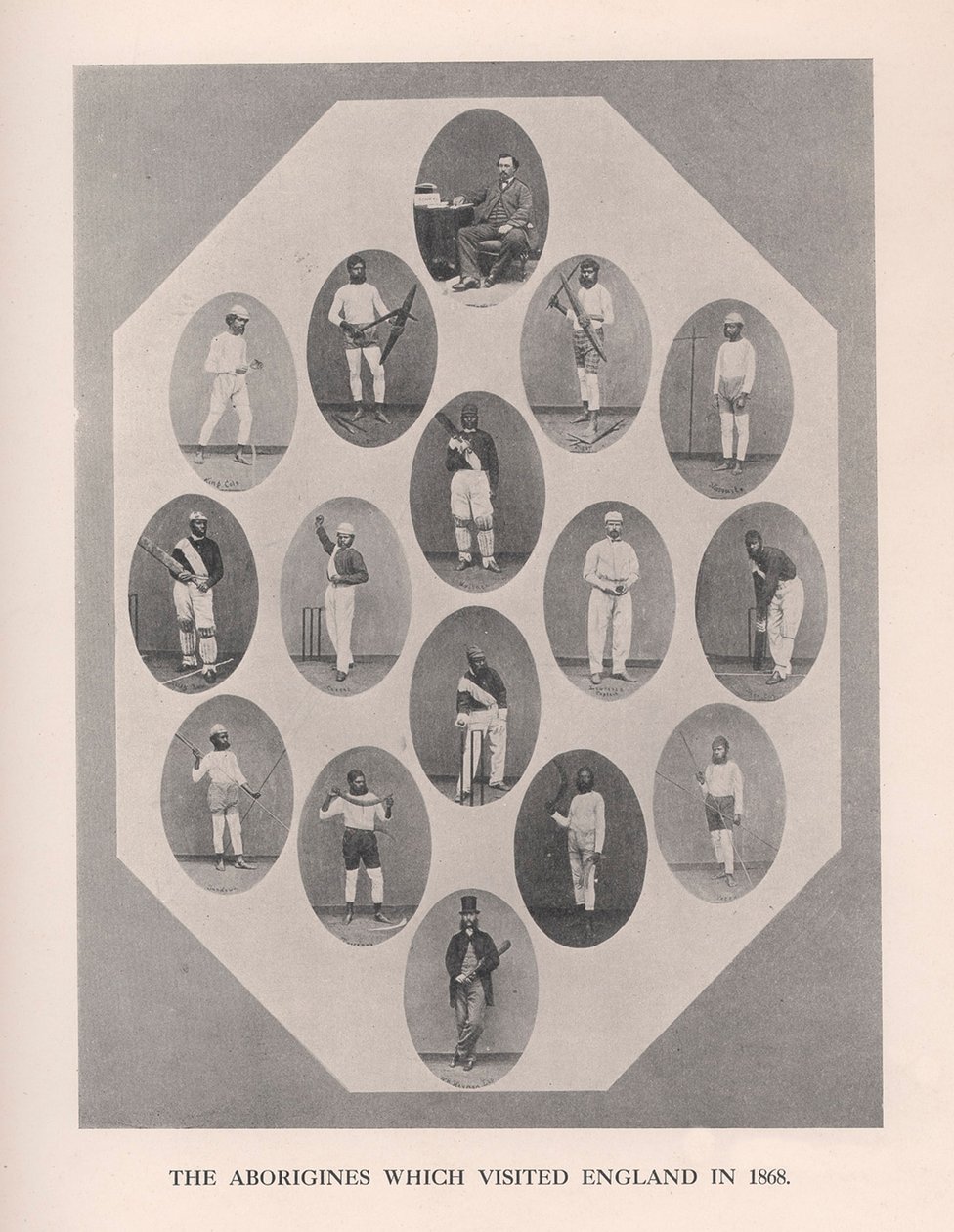 Aboriginerne, der besøgte England i 1868, 1912. af Unbekannt