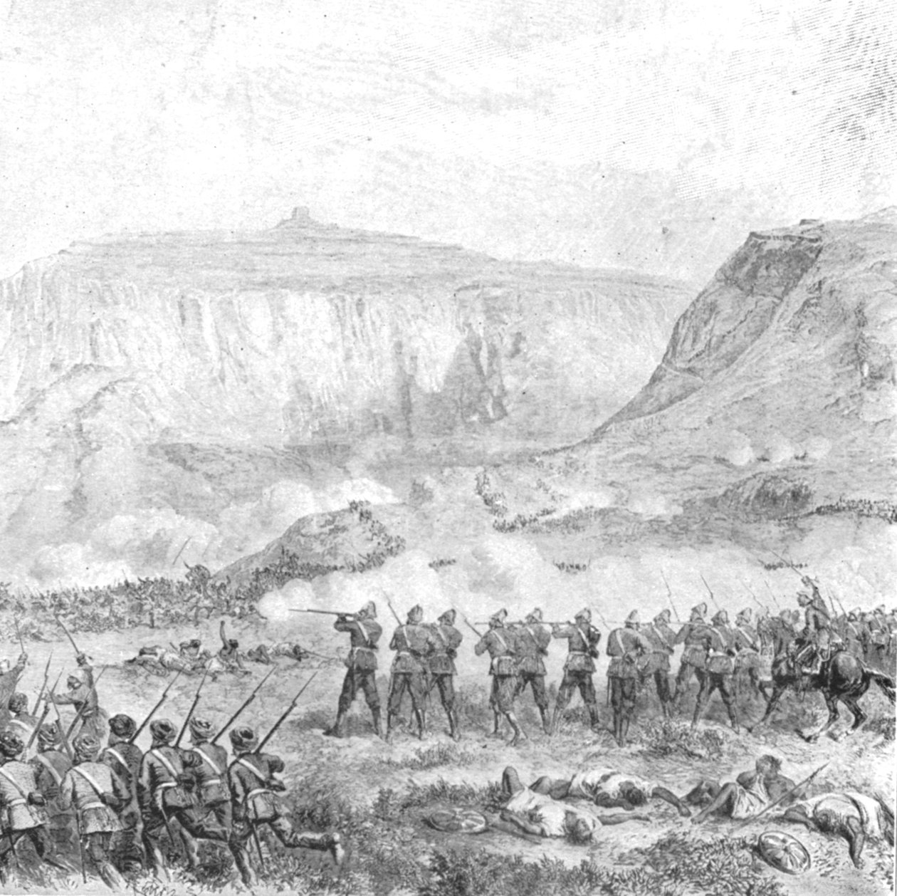 Den abessiniske ekspedition, 1868: Slaget ved Arogee, langfredag den 10. april 1901. af Unbekannt