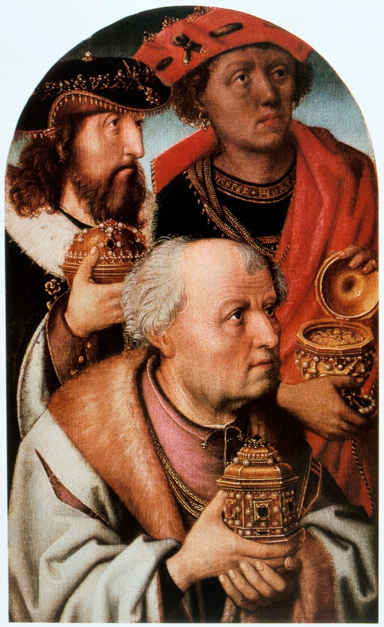 Magi-detaljens tilbedelse, 1400-tallet. af Unbekannt