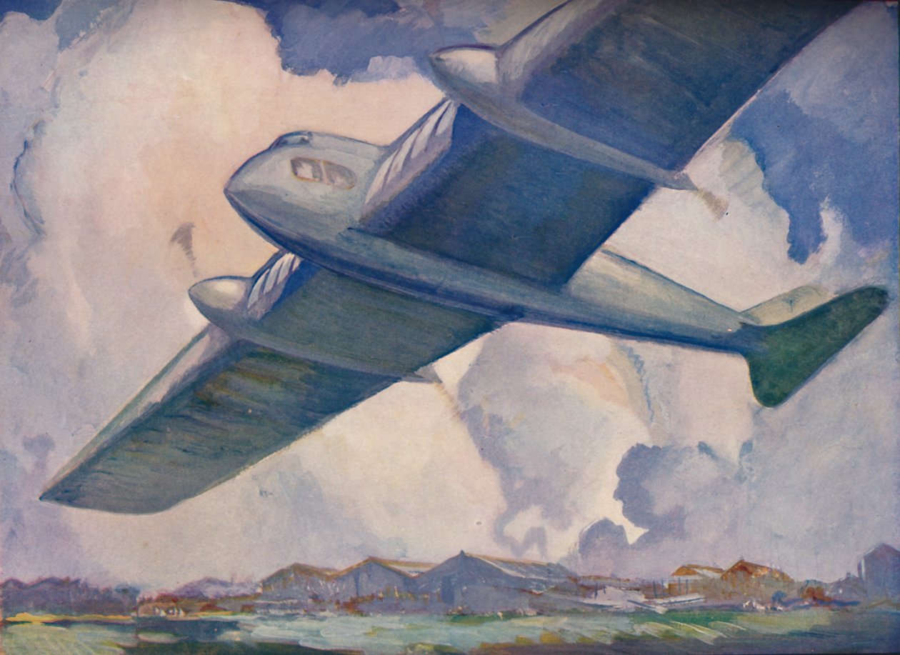 Fremtidens flyvemaskine, 1927 af Unbekannt