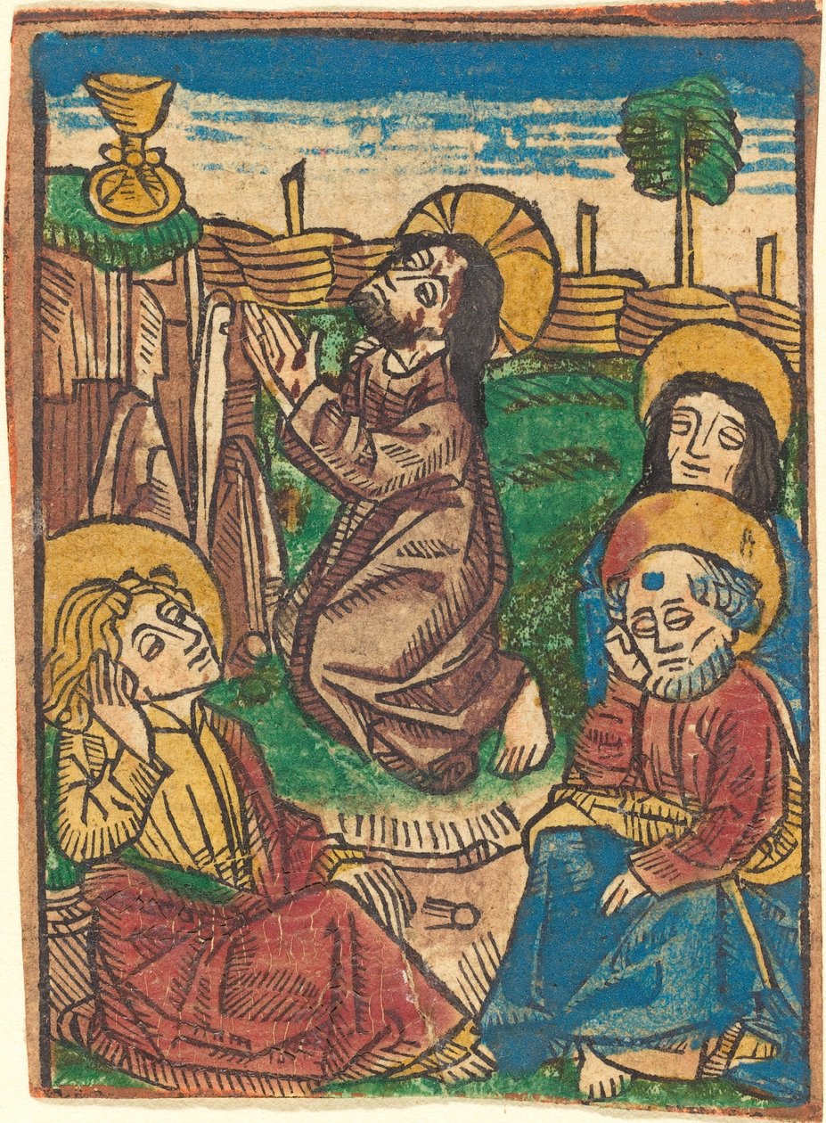 Kvalen i haven, ca. 1490. af Unbekannt