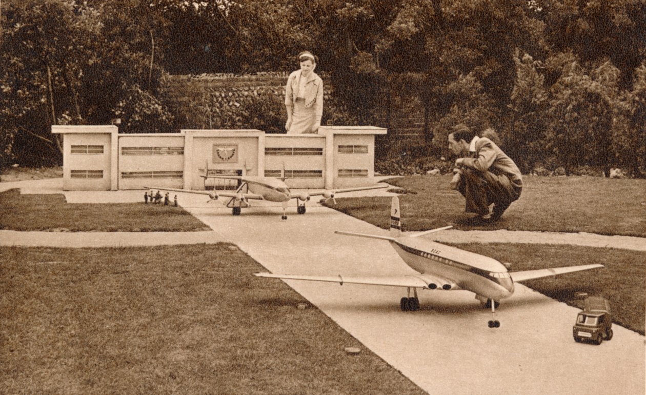 Lufthavnen, Model Village, West Cliff, Ramsgate, Kent, c1950