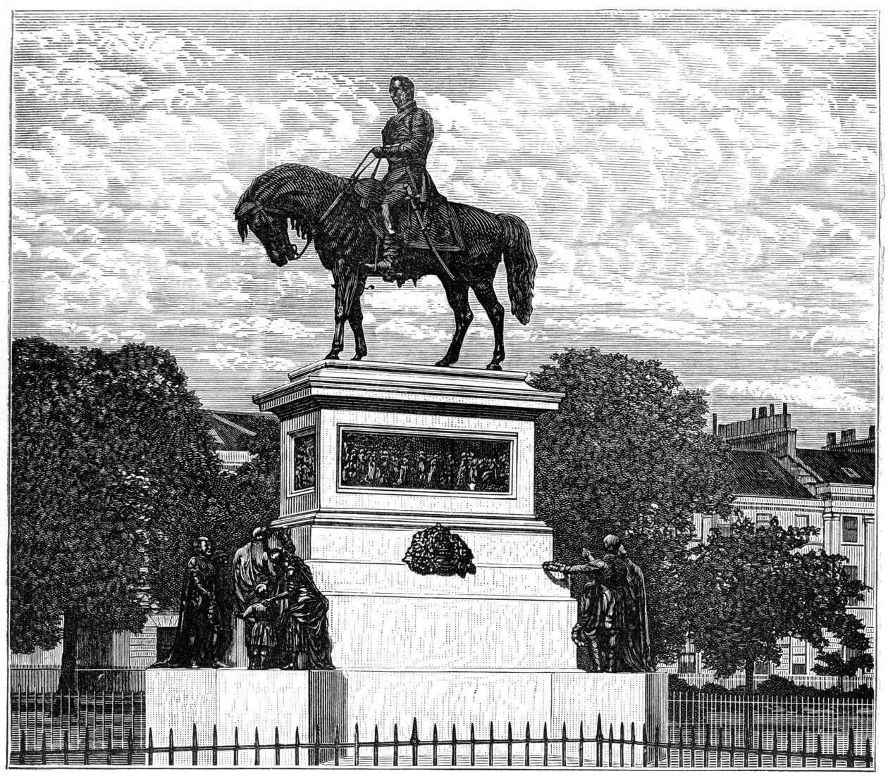 Albert Memorial, Charlotte Square, Edinburgh, 1900 af Unbekannt