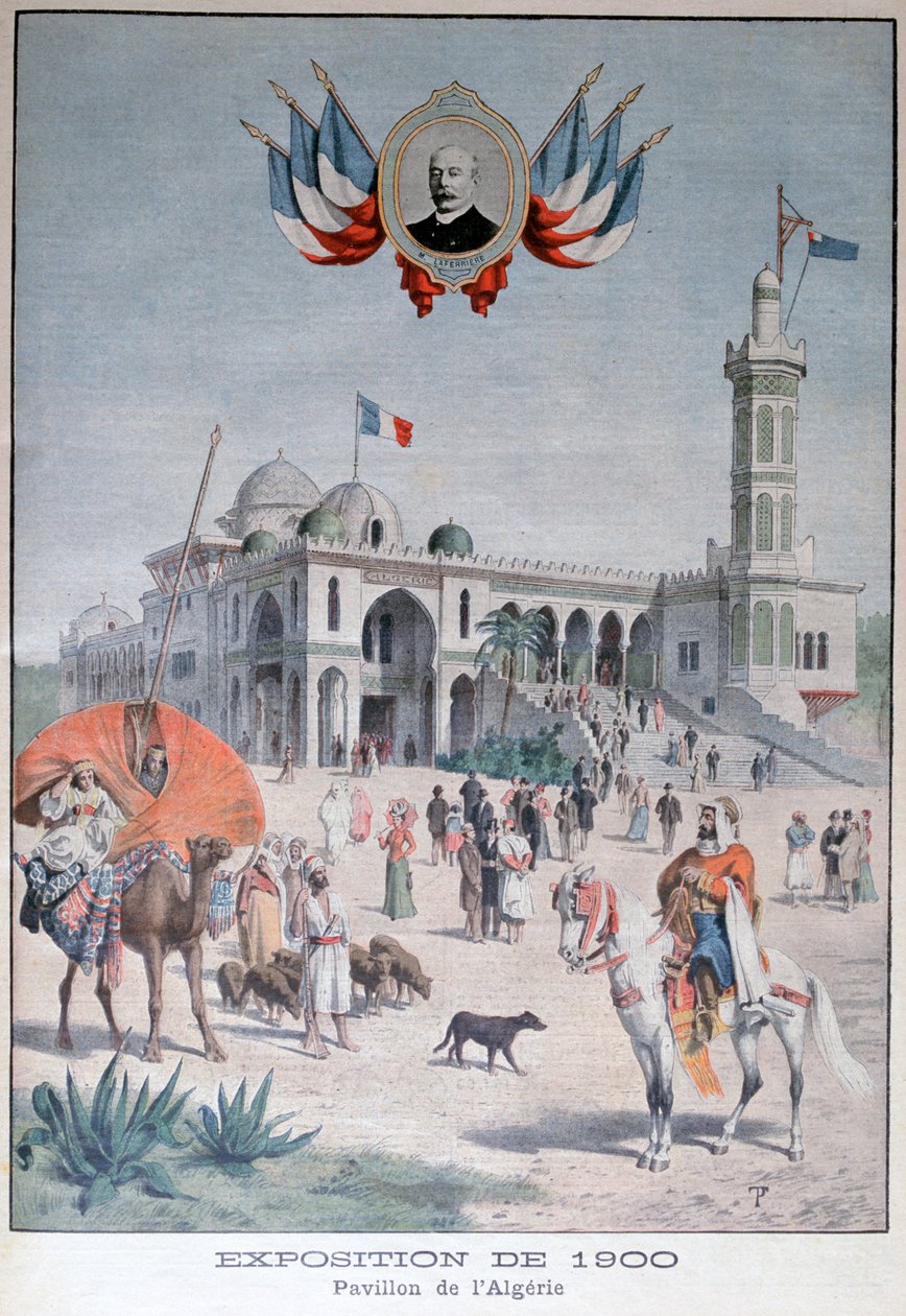 Den algeriske pavillon på verdensudstillingen i 1900, Paris, 1900 af Unbekannt