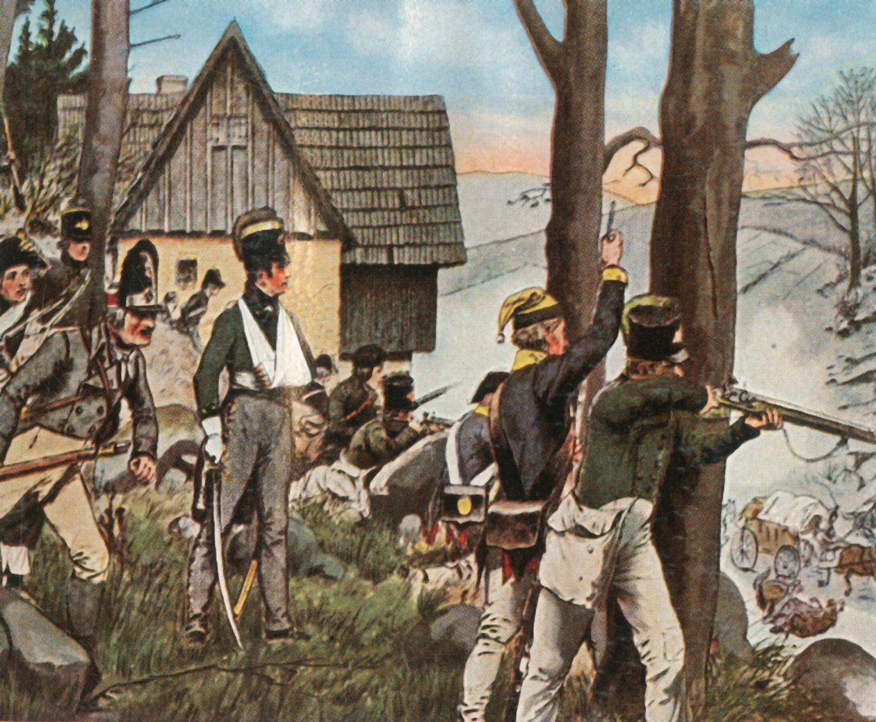 Alpekrigen i amtet Kladsko, 1807, 1936. af Unbekannt