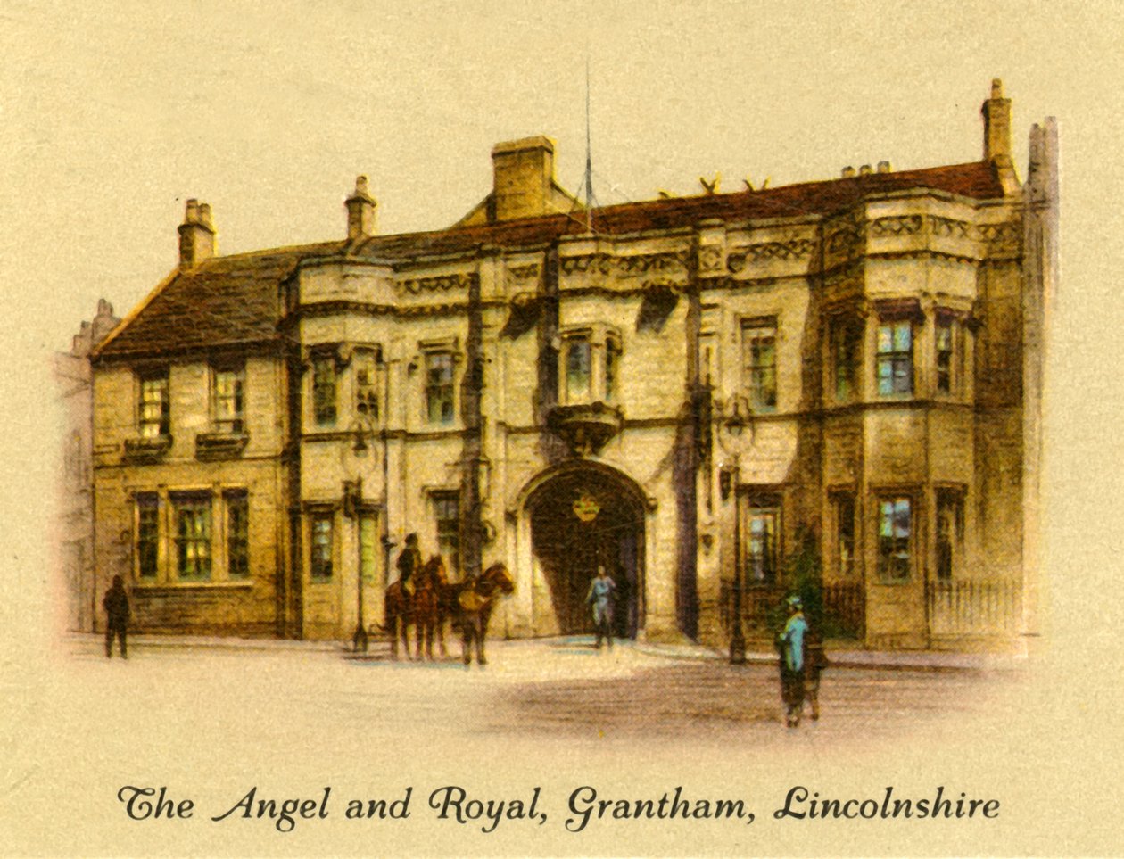 The Angel and Royal, Grantham, Lincolnshire, 1936. af Unbekannt