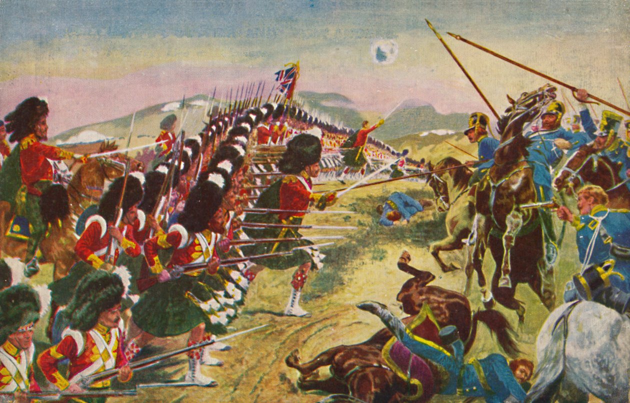 Argyll & Sutherland Highlanders. Den tynde røde linje ved Balaclava, 1854, 1939 af Unbekannt