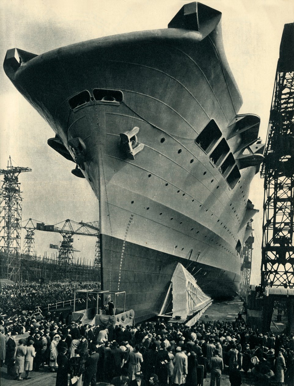 Arken lanceres på Merseyside, 13. april, 1937, 1942. af Unbekannt