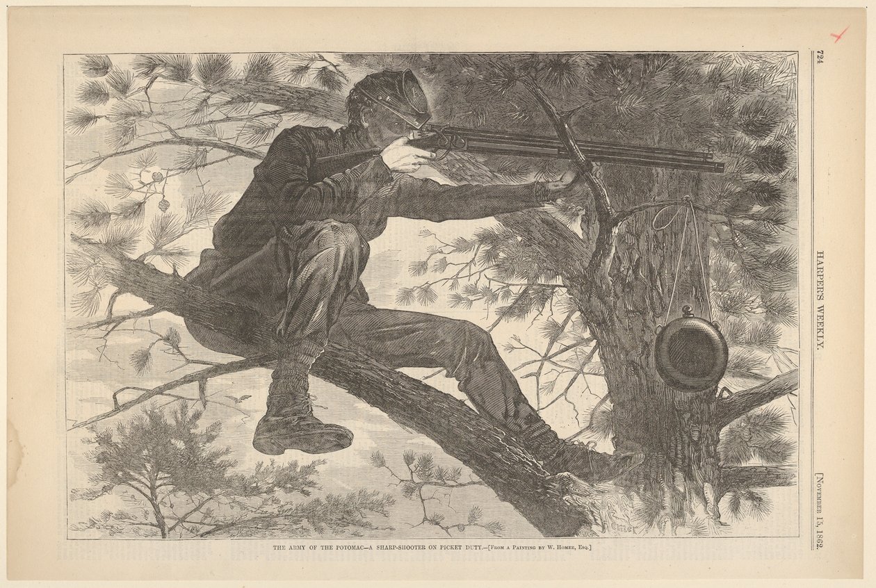The Army of the Potomac - A Sharp-Shooter på Picket Duty Harper