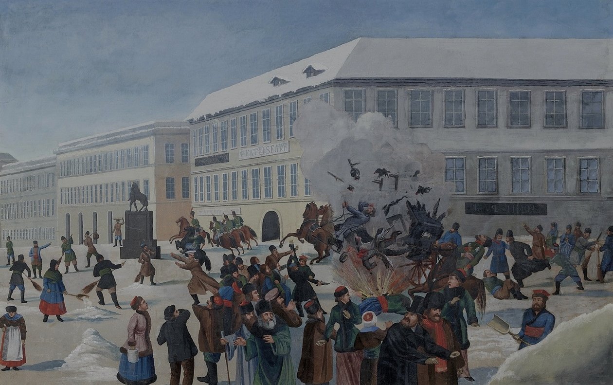 Mordet på Alexander II den 13. marts 1881 af Unbekannt