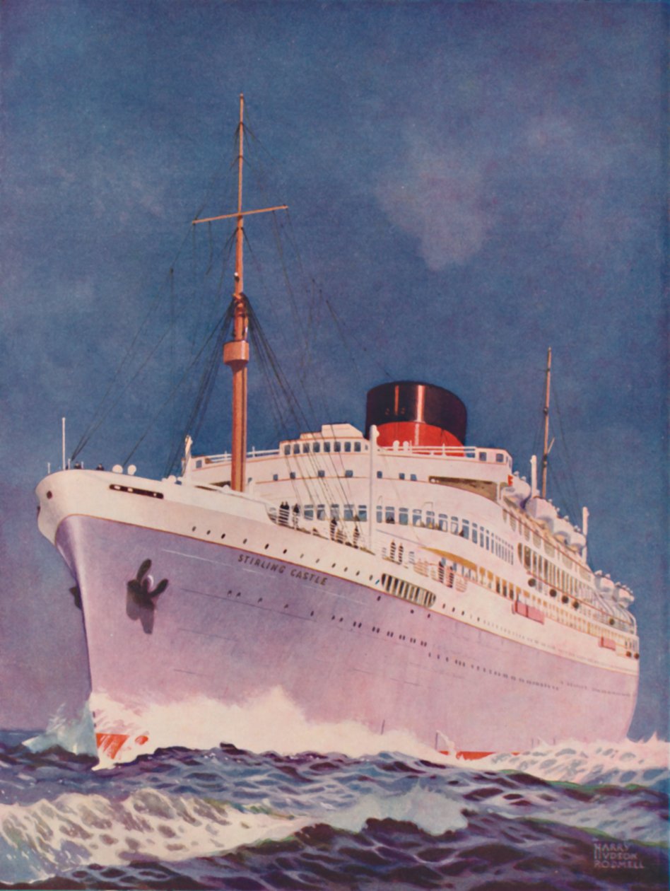 The Attractive Colouring of the Union Castle liner Stirling Castle, 1937 af Unbekannt