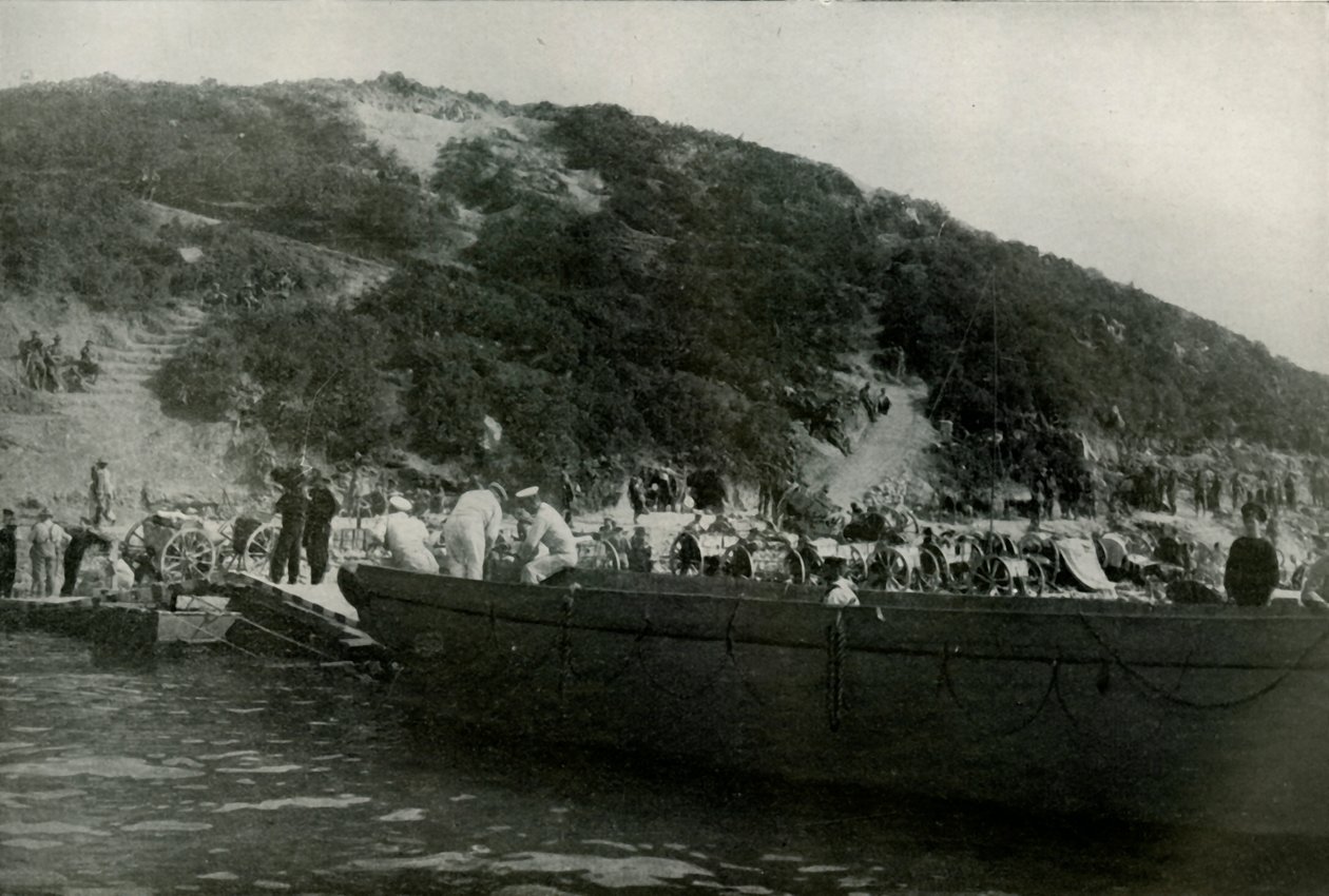 Det australske landingssted ved Gaba-Tepe, 1919. af Unbekannt