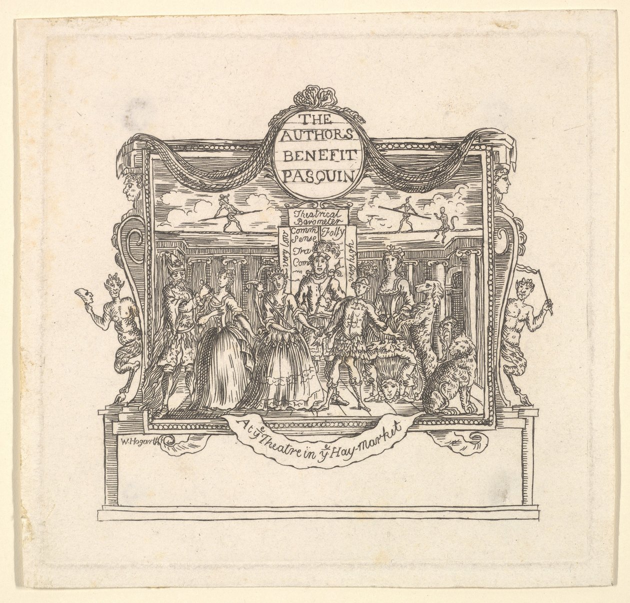 Forfatternes fordel: Pasquin, 1736. af Unbekannt