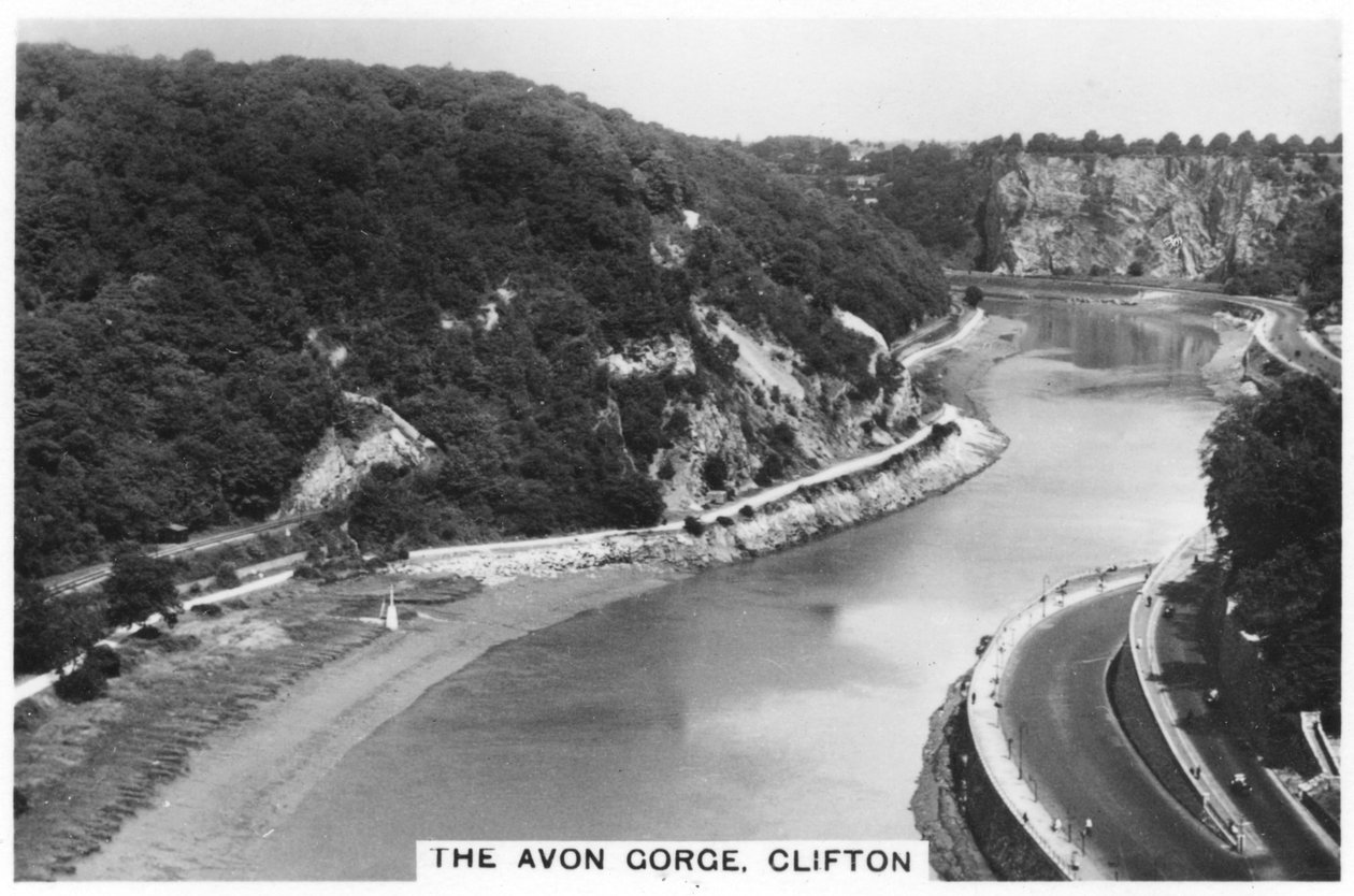 Avon Gorge, Clifton, Bristol, 1937 af Unbekannt