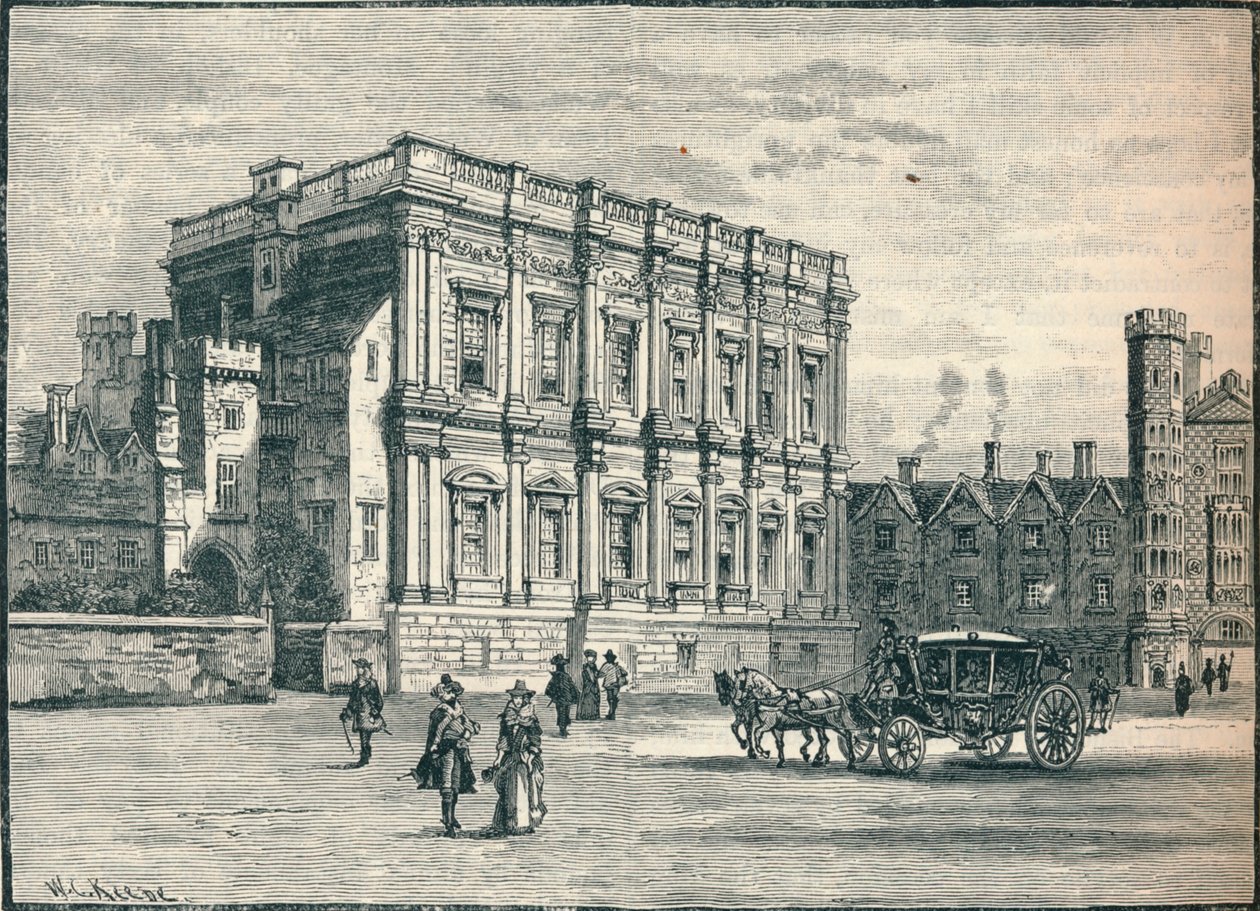 The Banqueting House, Whitehall, London, 17. århundrede 1905 af Unbekannt