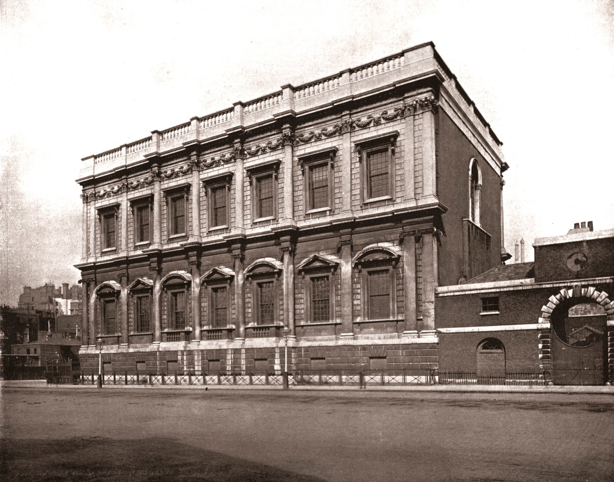 The Banqueting House, Whitehall, London, 1894. af Unbekannt