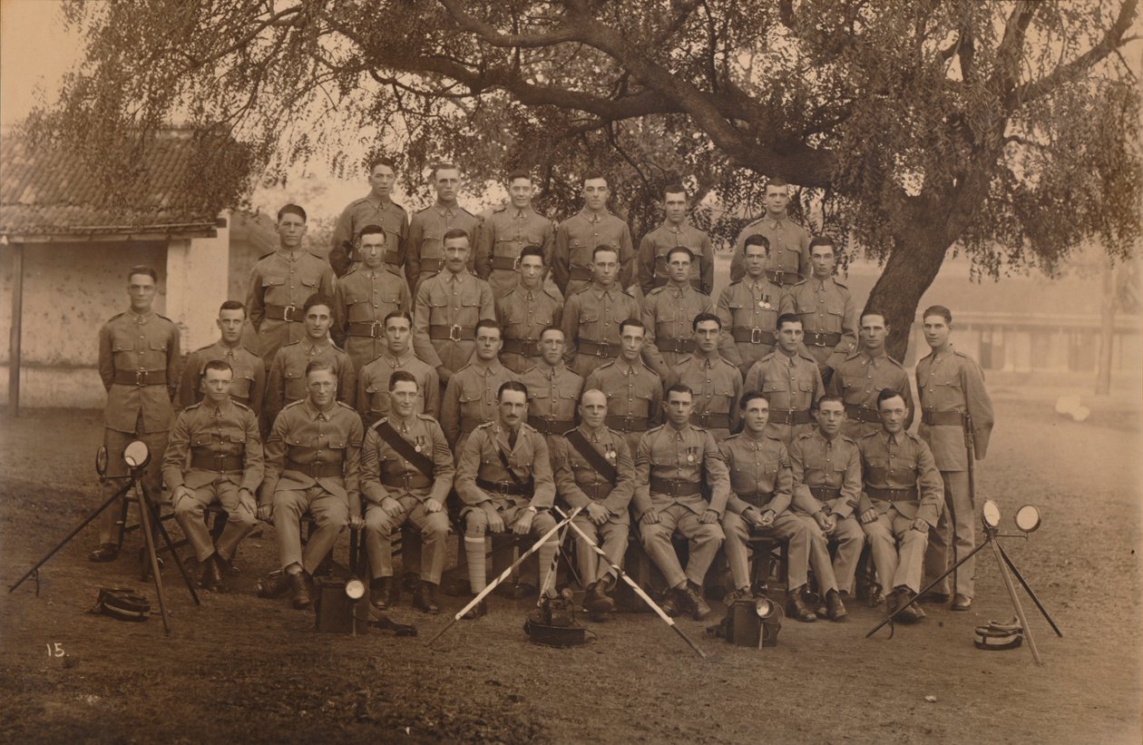 Bataljonssignalerne fra den første bataljon, The Queens Own Royal West Kent Regiment. Poona, In af Unbekannt