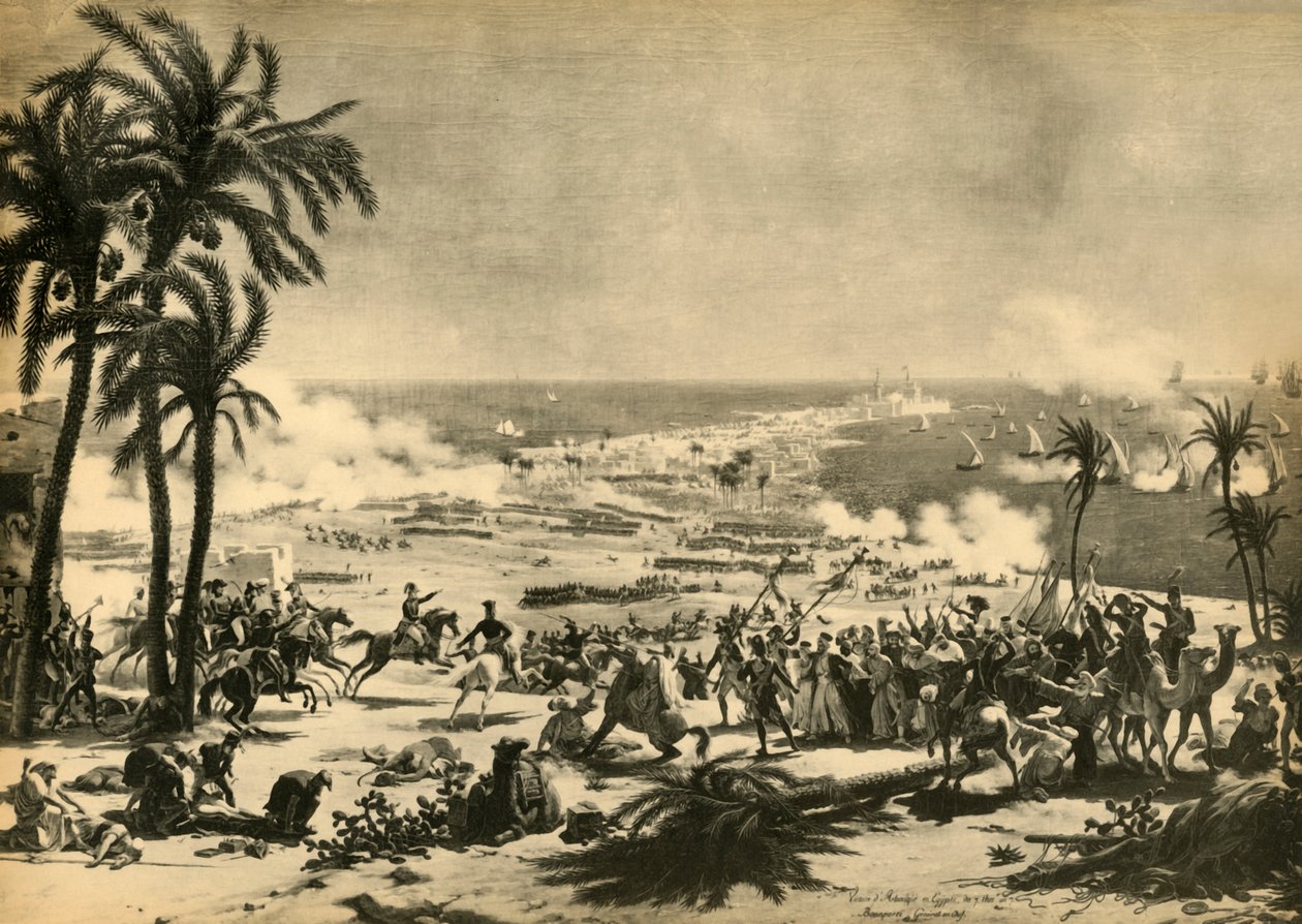 Slaget ved Aboukir, 25. juli 1799, 1921. af Unbekannt