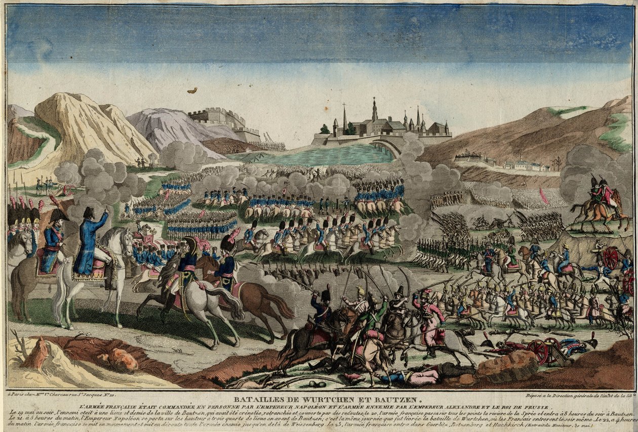 Slaget ved Bautzen, 1813 af Unbekannt