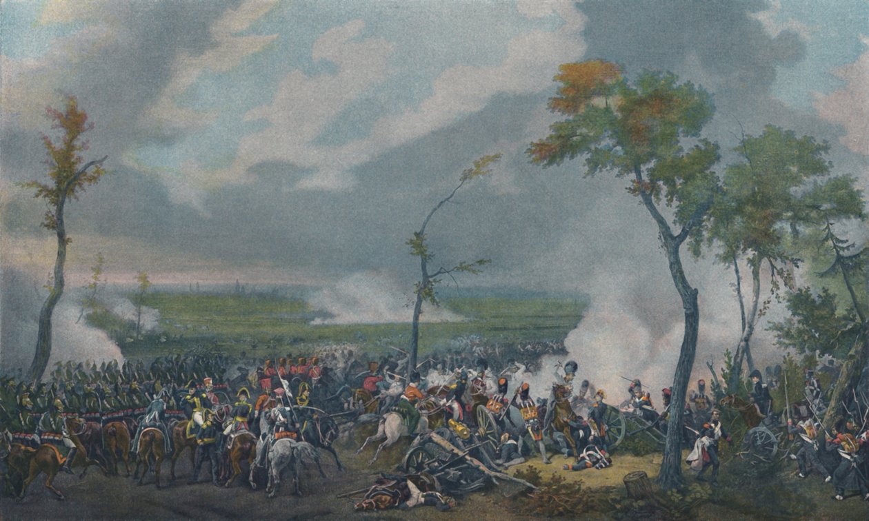 Slaget ved Hanau, 30. oktober 1813, 1896. af Unbekannt