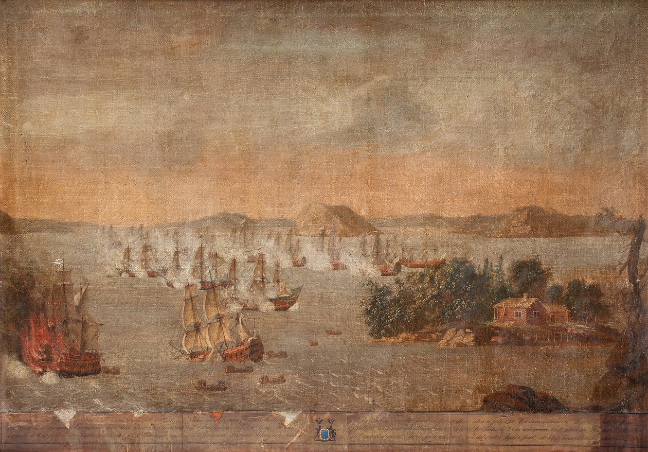 Slaget ved Hoglande den 22. juli 1713, 1713 af Unbekannt