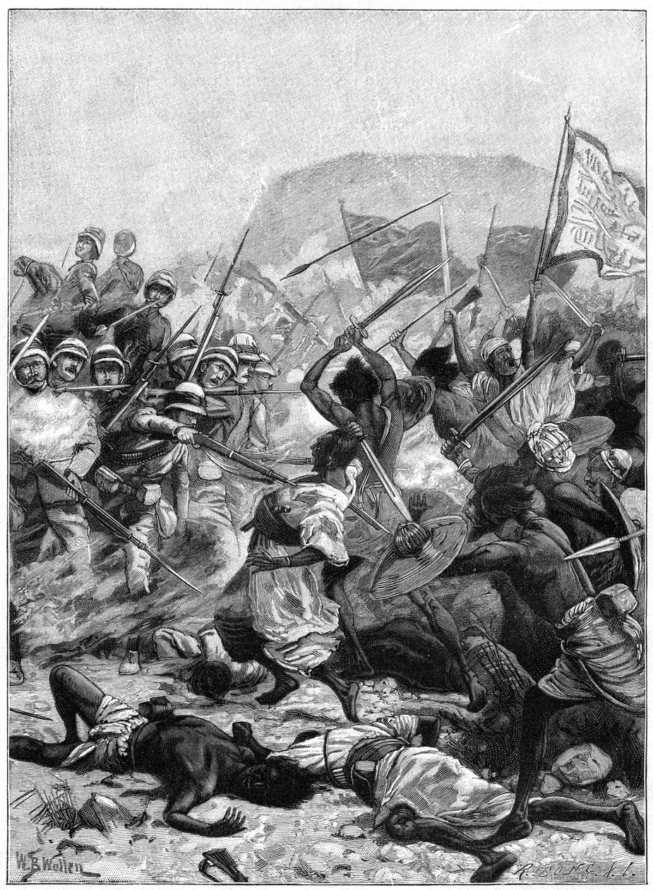 Slaget ved Khartoum, 1885 1900 af Unbekannt