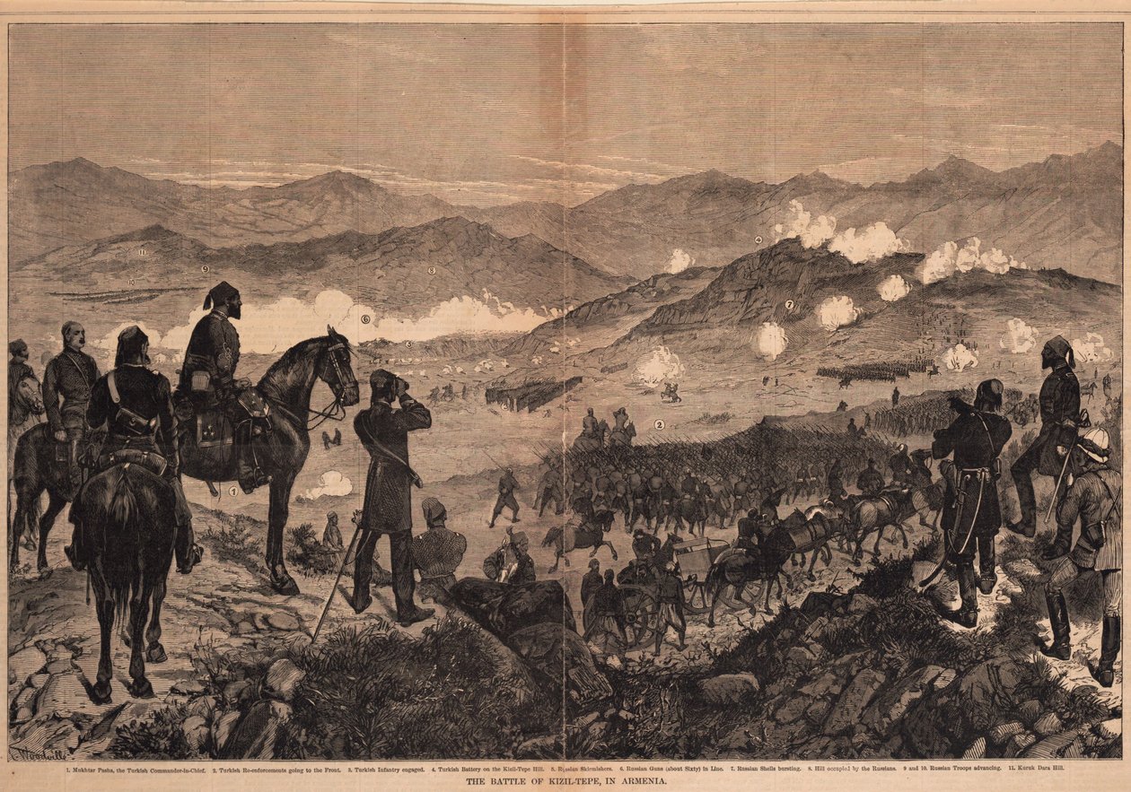 Slaget ved Kizil-Tepe den 25. juni 1877, 1877 af Unbekannt