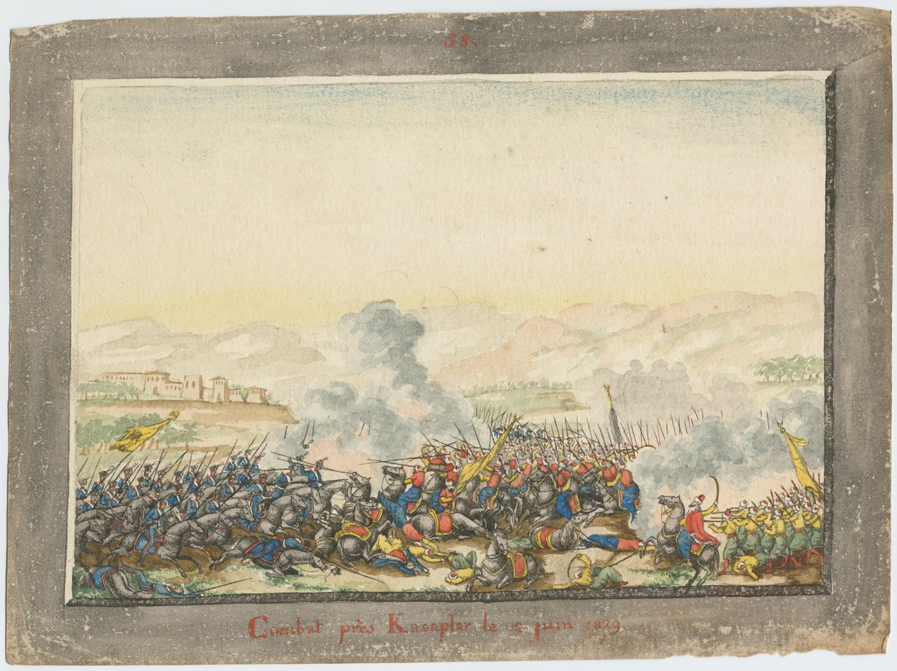 Slaget ved Kulevicha den 11. juni 1829, 1829 af Unbekannt