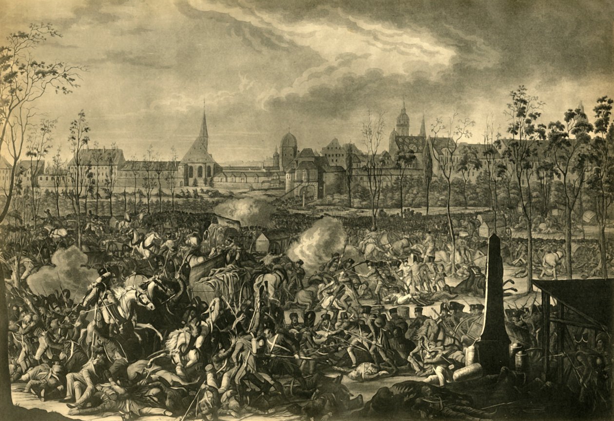 Slaget ved Leipzig, 19. oktober 1813, 1921. af Unbekannt