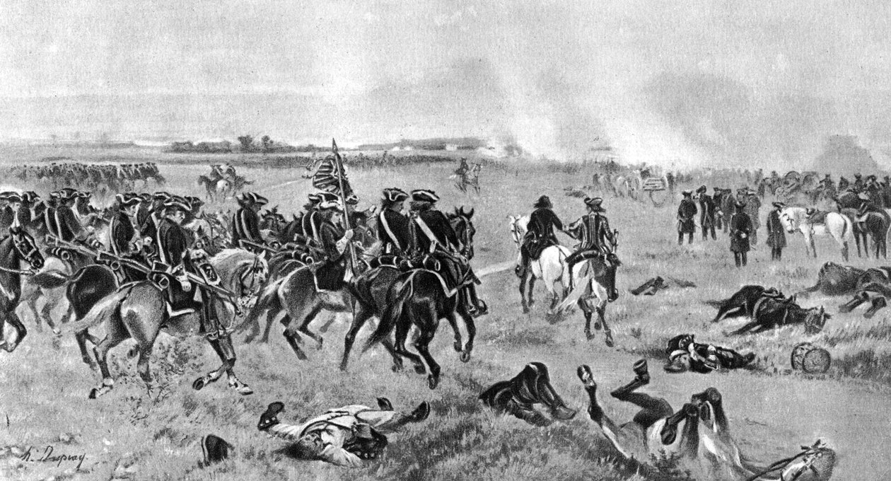 Slaget ved Malplaquet, 11. september 1709, 1910 af Unbekannt