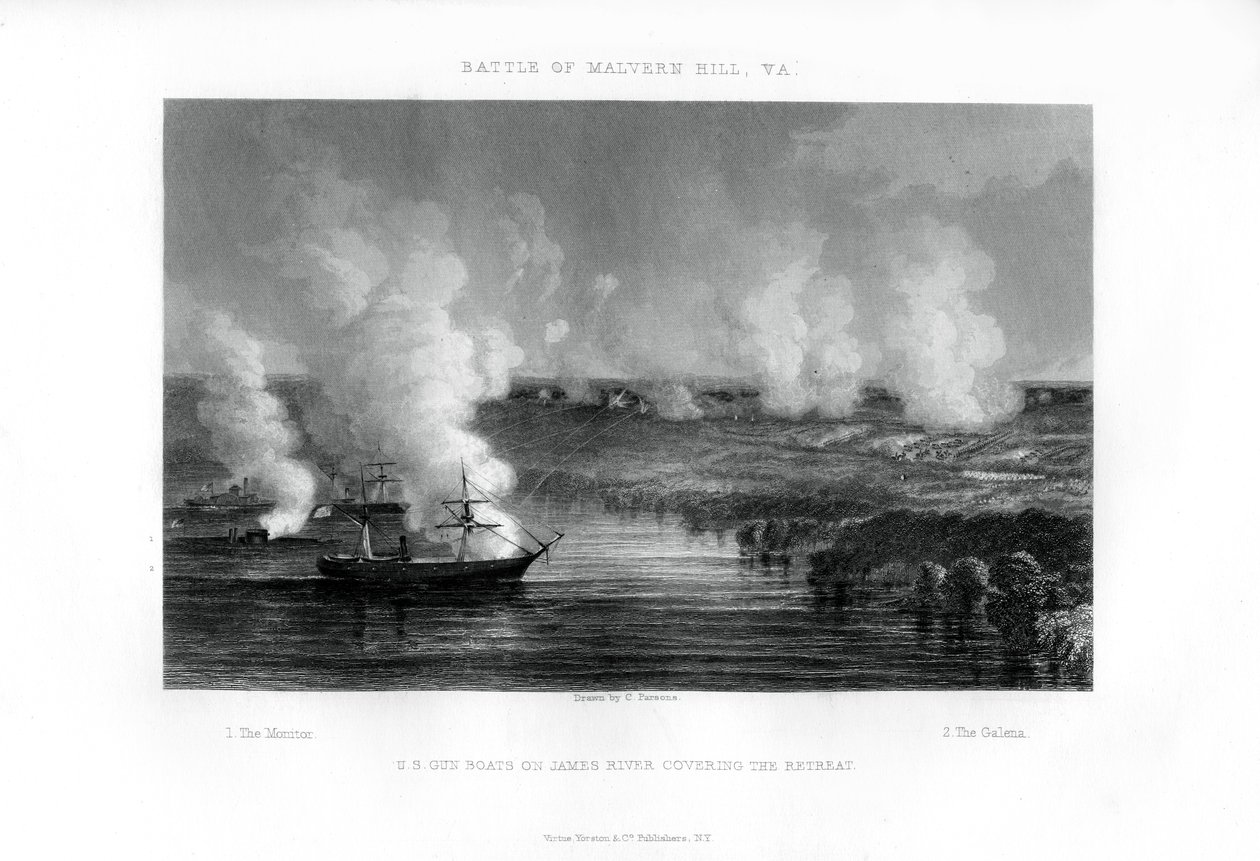 Slaget ved Malvern Hill, Virginia, 1. juli 1862 1862-1867 af Unbekannt