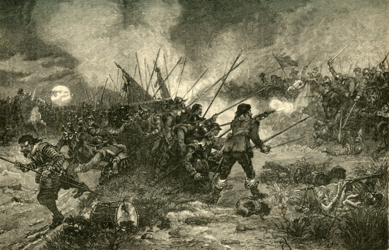 Slaget ved Marston Moor, 2. juli 1644, 1890. af Unbekannt
