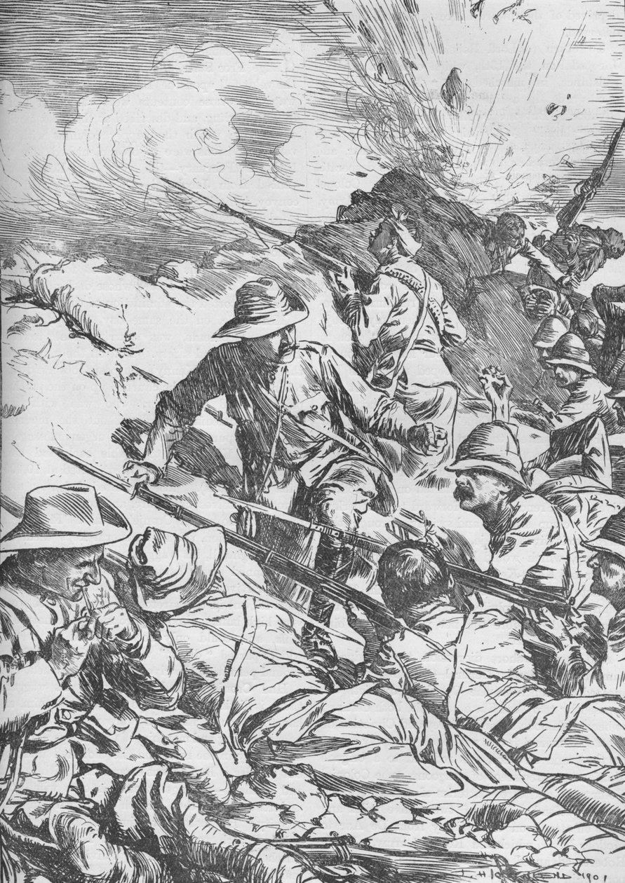 Slaget ved Spion Kop, Boer War, Sydafrika, 1900 1906 af Unbekannt